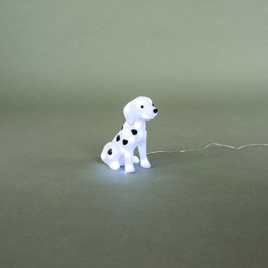 LED buitendecoratie 30xLED/3,6W/230V IP44 koudwit, dalmatiërmotief