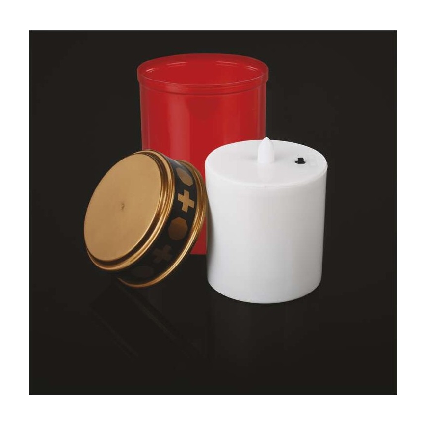 LED buitendecoratie LED/2xC IP44 rood