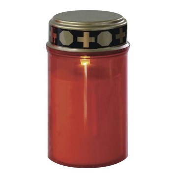 LED buitendecoratie LED/2xC IP44 rood