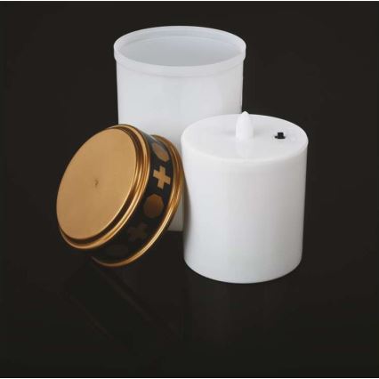 LED buitendecoratie LED/2xC IP44 wit