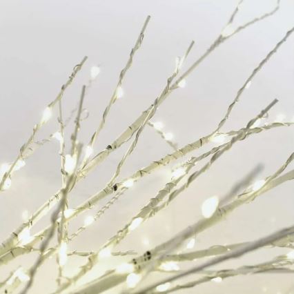 LED buitenkerstdecoratie 100xLED/3xAA warm wit IP44