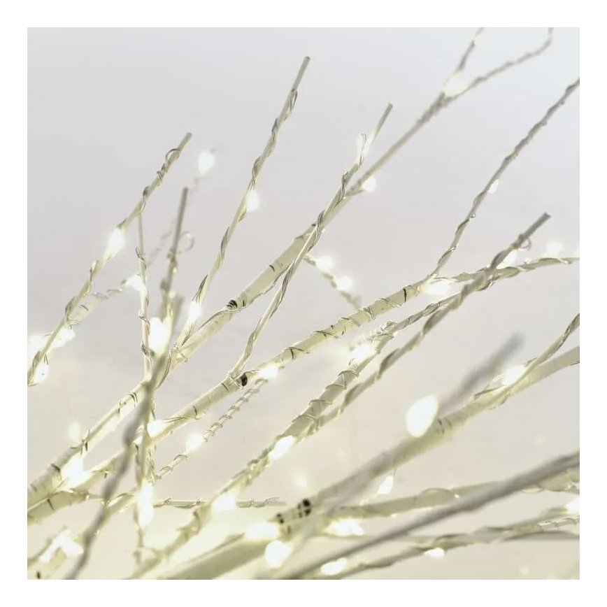 LED buitenkerstdecoratie 100xLED/3xAA warm wit IP44