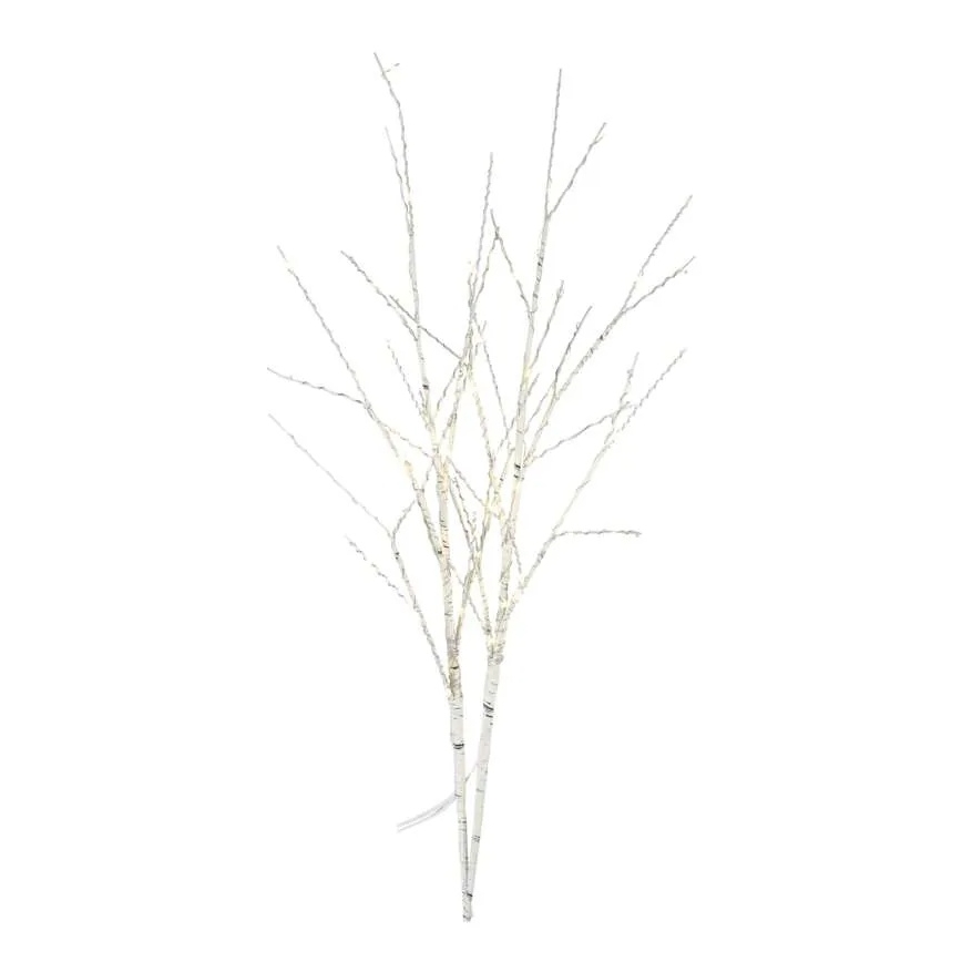 LED buitenkerstdecoratie 100xLED/3xAA warm wit IP44