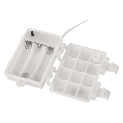 LED buitenkerstdecoratie 100xLED/3xAA warm wit IP44