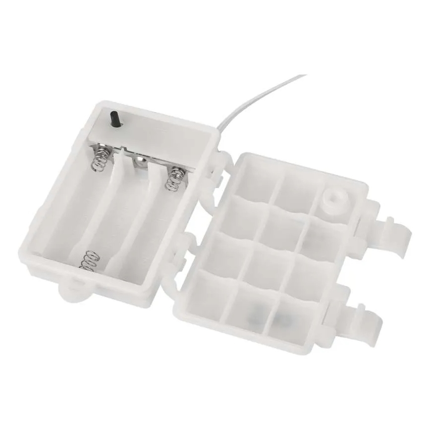 LED buitenkerstdecoratie 100xLED/3xAA warm wit IP44