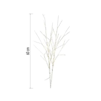 LED buitenkerstdecoratie 100xLED/3xAA warm wit IP44