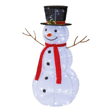 LED Buitenkerstdecoratie LED/1,4W/230V 90 cm IP44 sneeuwpop