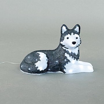 LED Buitenkerstdecoratie LED/3,6W/230V IP44 koud wit husky