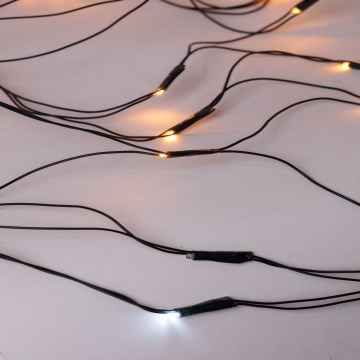 LED Buitenkerstverlichting Gordijn NET 240xLED/7,2W/230V 1,5x2 m IP44 warm wit