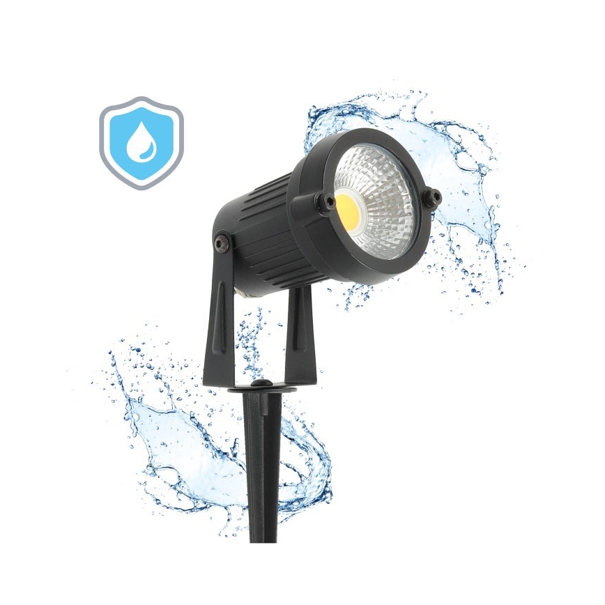 LED buitenlamp BLAKE LED/5W/230V 4000K IP65 zwart