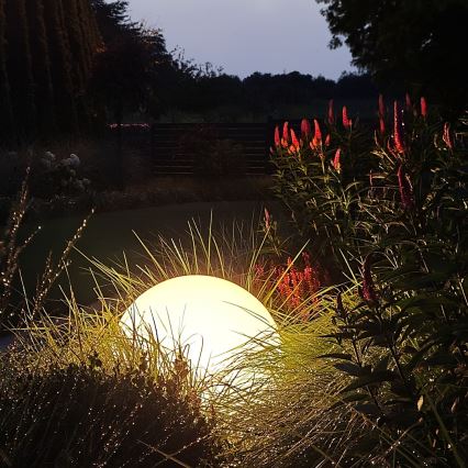 LED buitenlamp GLOBO 1xE27/11W/230V Ø 30 cm IP44