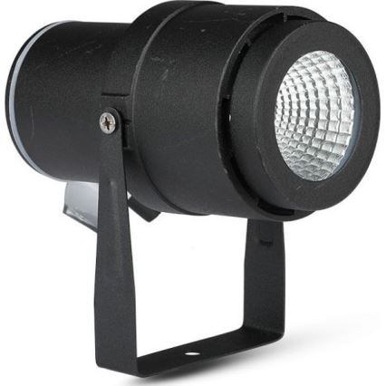LED Buitenlamp LED/12W/100-240V IP65 zwart - groen licht