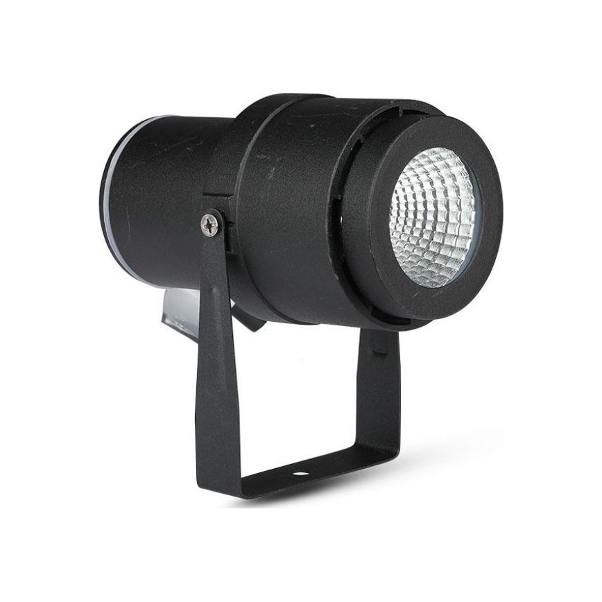 LED Buitenlamp LED/12W/100-240V IP65 zwart - groen licht