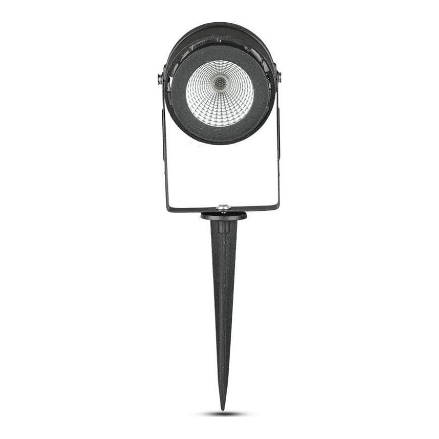 LED Buitenlamp LED/12W/100-240V IP65 zwart - groen licht