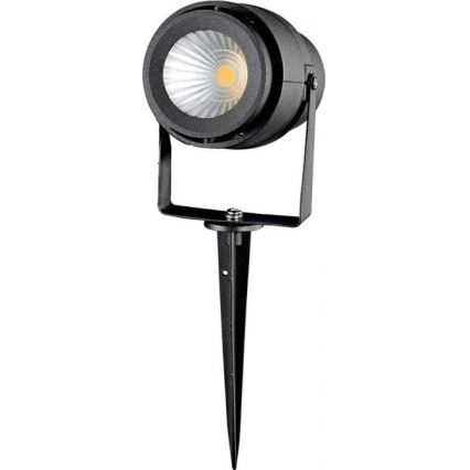 LED Buitenlamp LED/12W/100-240V IP65 zwart - groen licht