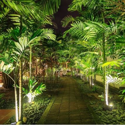 LED Buitenlamp LED/12W/230V 3000K zwart IP65