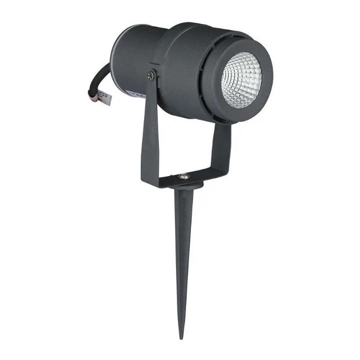 LED Buitenlamp LED/12W/230V 4000K antraciet IP65