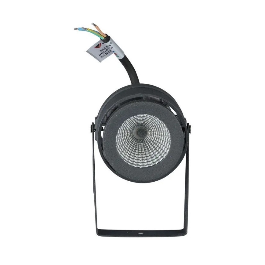 LED Buitenlamp LED/12W/230V 4000K antraciet IP65