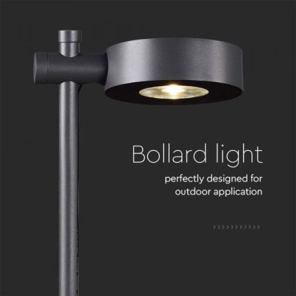 LED buitenlamp LED/7W/230V 3000K IP65 zwart