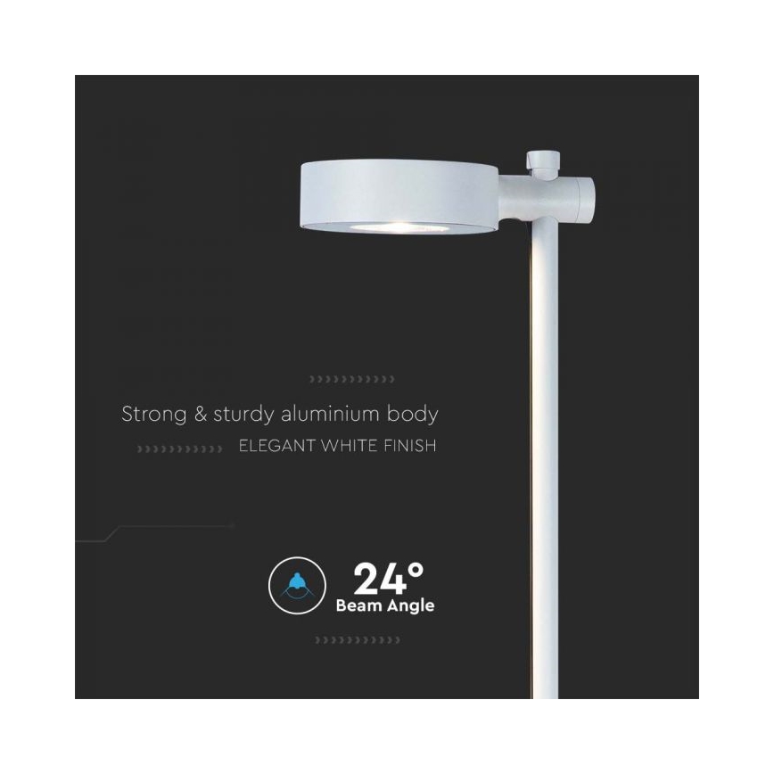 LED buitenlamp LED/7W/230V 4000K IP65 wit 102 cm