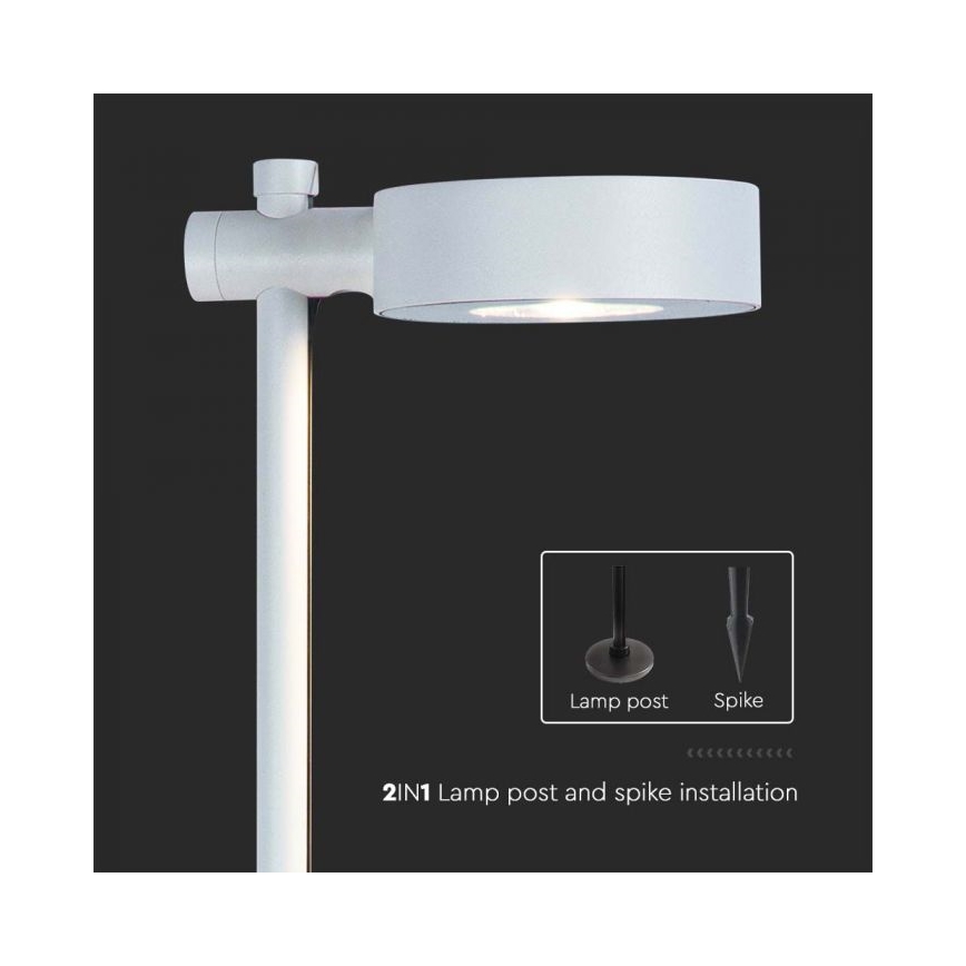 LED buitenlamp LED/7W/230V 4000K IP65 wit 102 cm