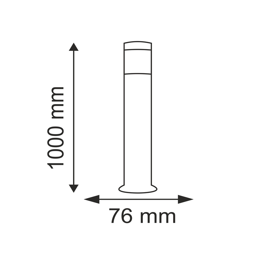 LED Buitenlamp LIVIA 1xE27/7W/230V 4000K IP44