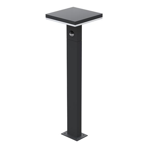 LED Buitenlamp met een sensor BARI LED/10W/230V 4000K 60 cm IP54 antraciet