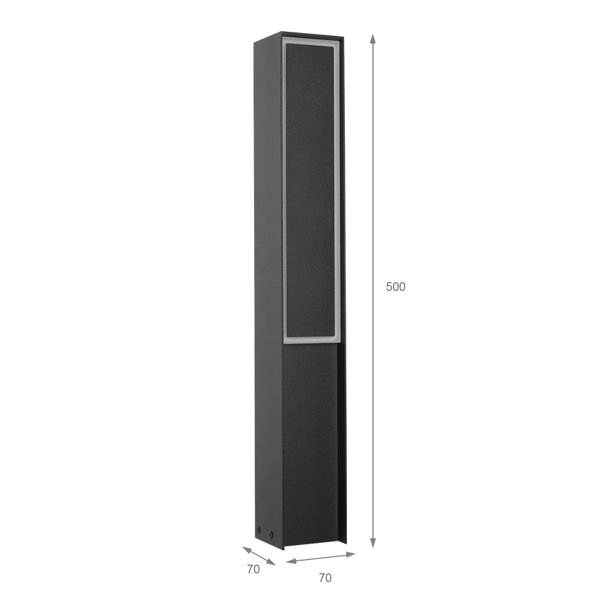 LED buitenlamp MODO LED/8W/230V 4000K IP44 50 cm zwart