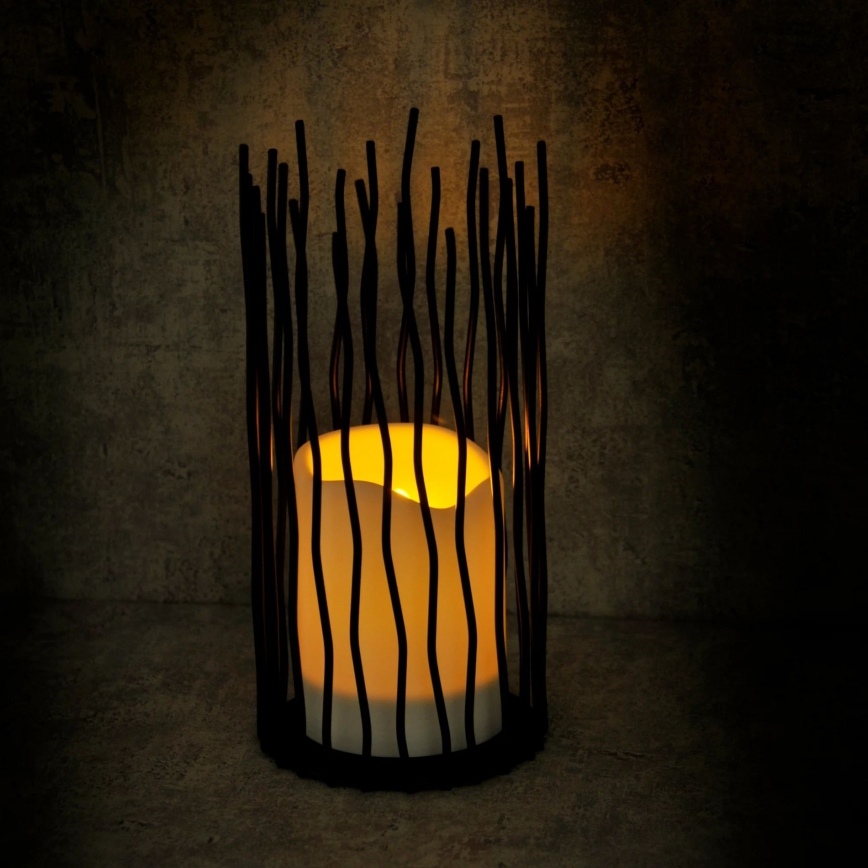 LED Buiten decoratieve lamp NYBORG LED/2xAA 22 cm IP44 warm wit