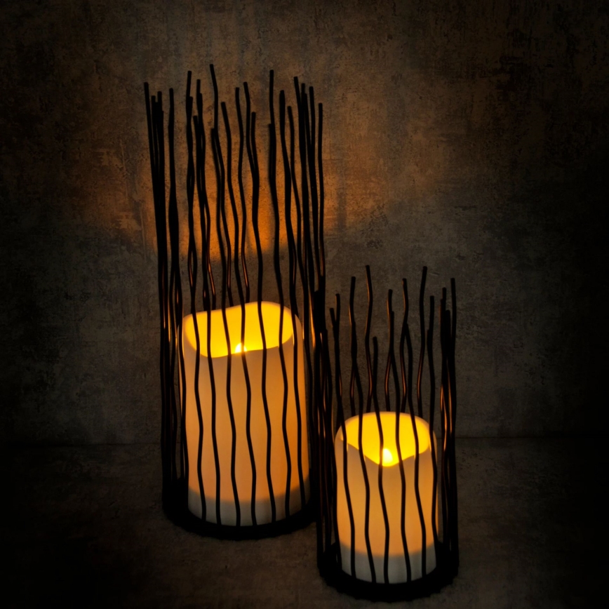 LED Buiten decoratieve lamp NYBORG LED/2xAA 35 cm IP44 warm wit