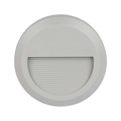 LED Buitenverlichting voor trappen LED/2W/230V IP65 3000K grijs