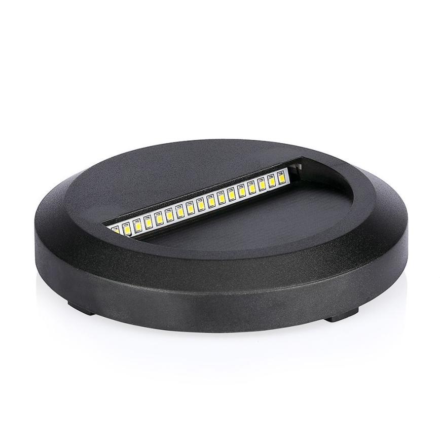LED Buitenlamp voor trappen LED/2W/230V IP65 3000K zwart