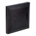 LED Buitenlamp voor trappen LED/2W/230V IP65 3000K zwart