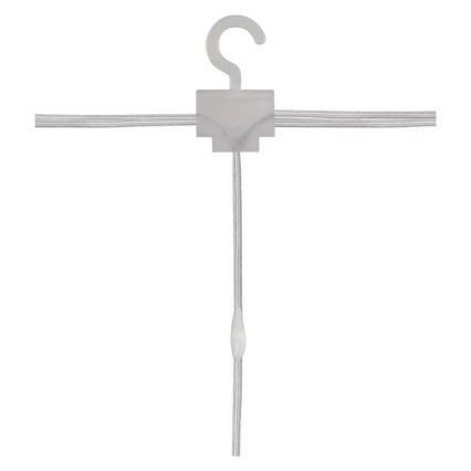 LED buitenlichtketting 240xLED/8 functies 6,7 m IP44 warm wit