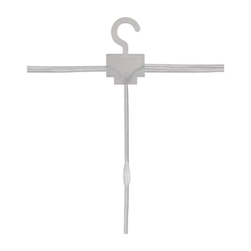 LED buitenlichtketting 240xLED/8 functies 6,7 m IP44 warm wit