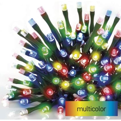 LED buitenlichtsnoer 180xLED/23m IP44 meerkleurig