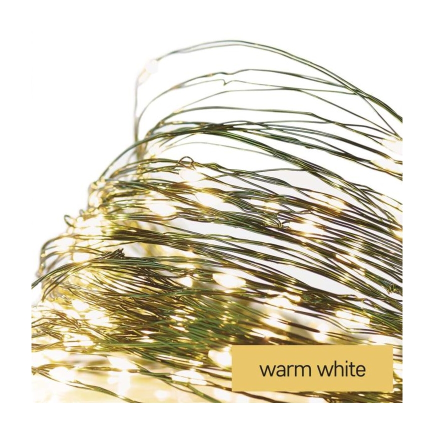 LED buitenlichtsnoer 40xLED/9m IP44 warm wit