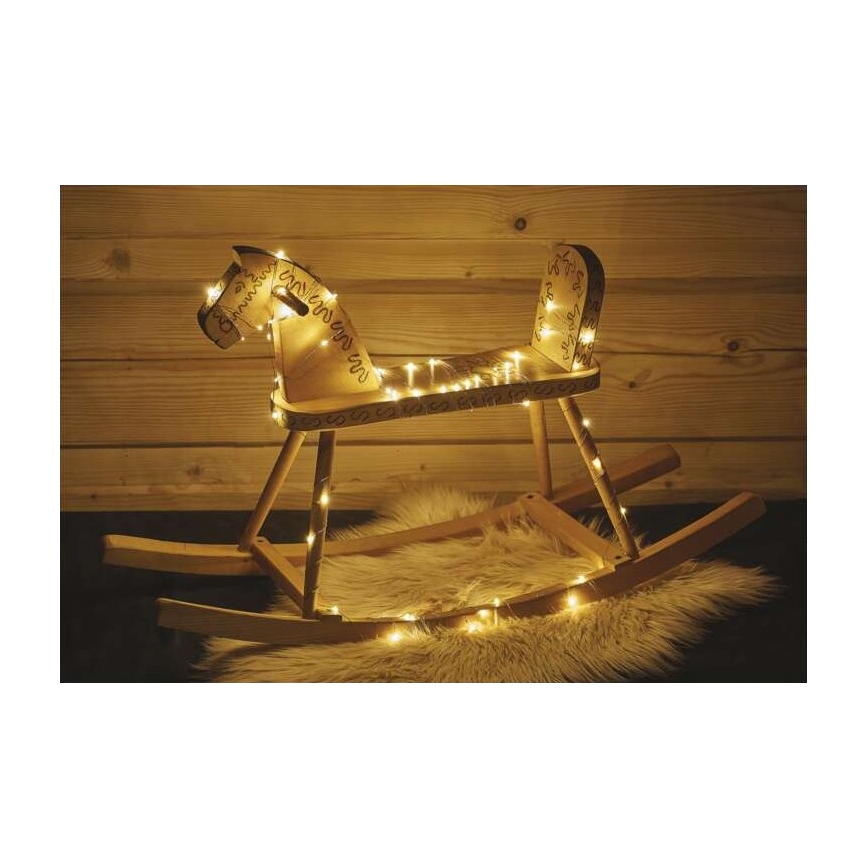 LED buitenlichtsnoer 40xLED/9m IP44 warm wit