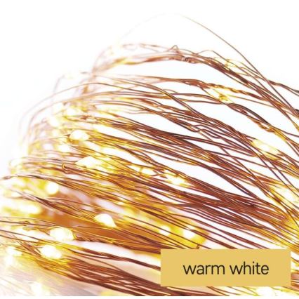 LED buitenlichtsnoer 40xLED/9m IP44 warm wit