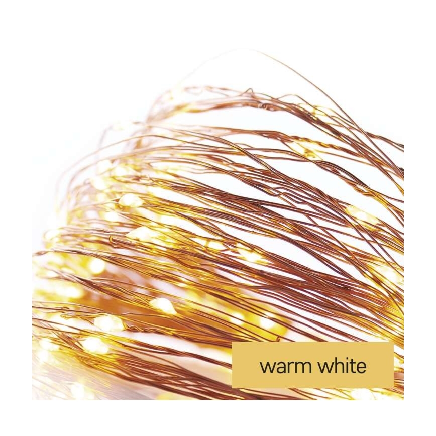 LED buitenlichtsnoer 40xLED/9m IP44 warm wit
