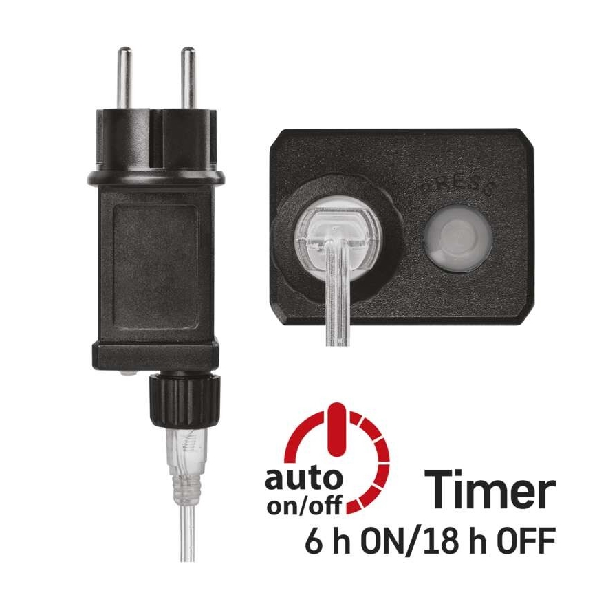 LED buitenlichtsnoer 40xLED/9m IP44 warm wit