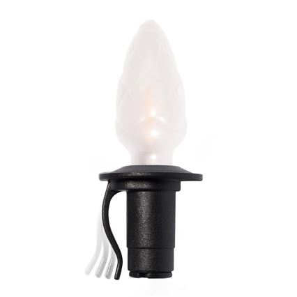 LED buitenlichtsnoer CONE FILAMENT 20xE10 19m gekleurd/warm wit IP44, Gemaakt in de EU