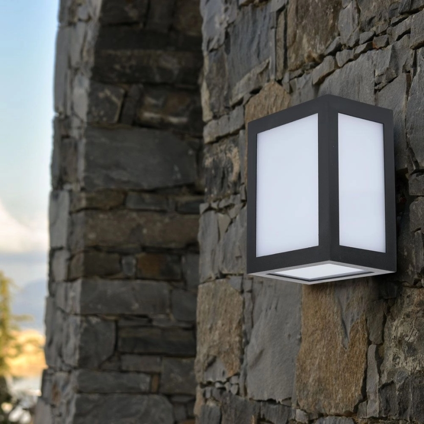 LED buitenmuurlamp LED/12W/230V 3000K IP65 zwart