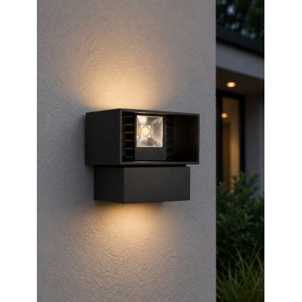 LED buitenmuurlamp LED/6W/230V IP54 zwart