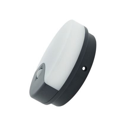 LED buitenmuurlamp met bewegingssensor, 18W, 230V, IP44, wit