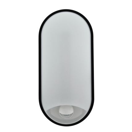 Dimbare LED-buitenwandlamp met bewegingssensor LED/12/15/18W/230V 3000K/4000K/6500K IP65 zwart/wit