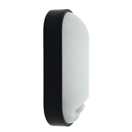 Dimbare LED-buitenwandlamp met bewegingssensor LED/12/15/18W/230V 3000K/4000K/6500K IP65 zwart/wit