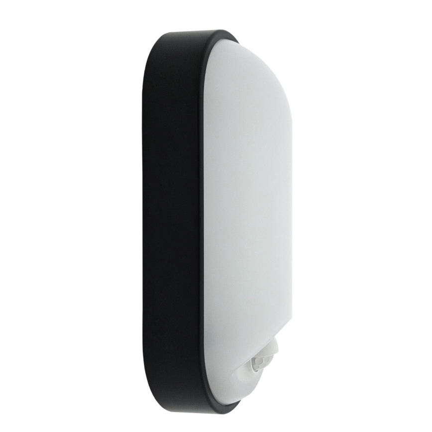 Dimbare LED-buitenwandlamp met bewegingssensor LED/12/15/18W/230V 3000K/4000K/6500K IP65 zwart/wit