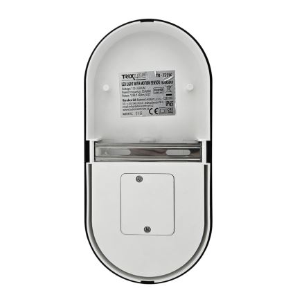 Dimbare LED-buitenwandlamp met bewegingssensor LED/12/15/18W/230V 3000K/4000K/6500K IP65 zwart/wit