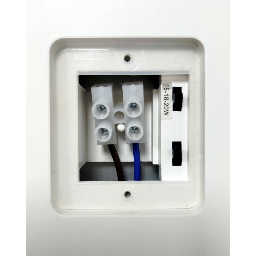 Dimbare LED-buitenwandlamp met bewegingssensor LED/12/15/18W/230V 3000K/4000K/6500K IP65 zwart/wit